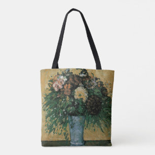 Bolso De Tela Flores en un jarrón azul por Paul Cezanne Arte Vin
