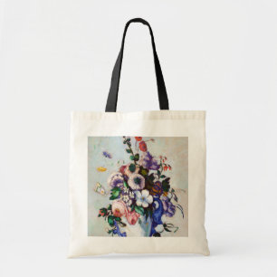 Bolso De Tela Flores en un jarrón rococó, Paul Cezanne