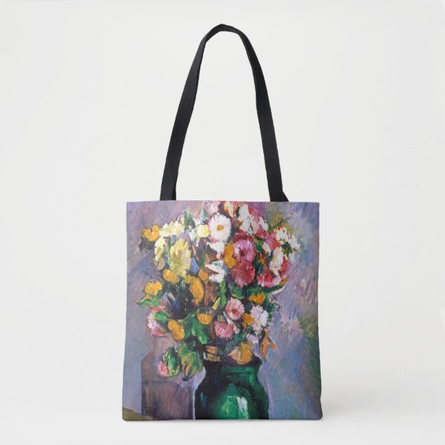 Bolso De Tela Flores en Vase, Cezanne (Anverso)
