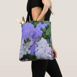 Bolso De Tela Flores Florales de ageraturm azul
