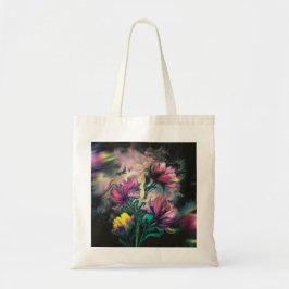 Bolso De Tela Flores florecientes