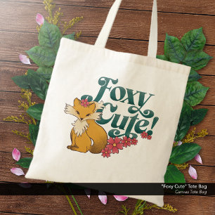 Bolso De Tela Flores Foxy Cute