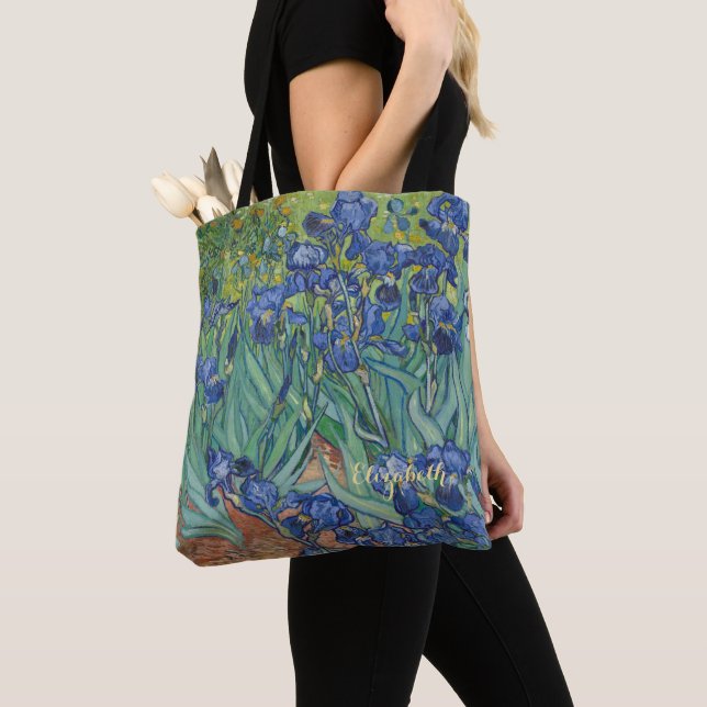 Bolso De Tela Flores irlandesas Vincent Van Gogh Arte Monogramad (Detalle)