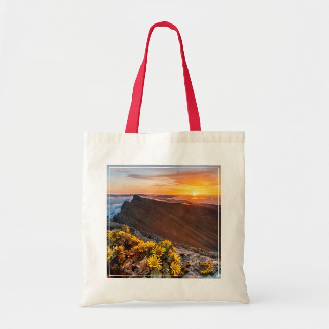 Bolso De Tela Flores | Islas Canarias, España (Frente)