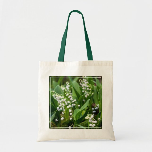 Bolso De Tela Flores | Lily del Valle de Suecia (Frente)