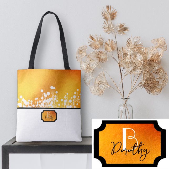 Bolso De Tela Flores mágicas amarillas (Subido por el creador)