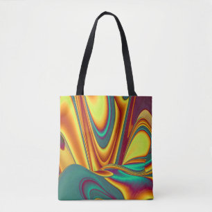 Bolso De Tela Flores Mágicas de Primavera Verano Otoño