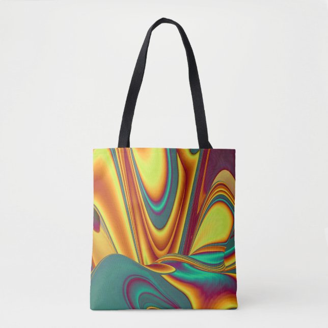 Bolso De Tela Flores Mágicas de Primavera Verano Otoño (Anverso)