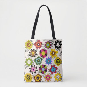 BOLSO DE TELA FLORES MEXICANAS DE NOVIEMBRE
