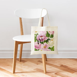 Bolso De Tela Flores Modernas