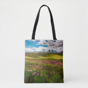 Bolso De Tela Flores Montañas de Altai, Siberia, Rusia