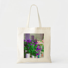 Bolso De Tela Flores moradas - Viñedo de Martha