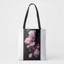 Flores negras realistas de Sakura