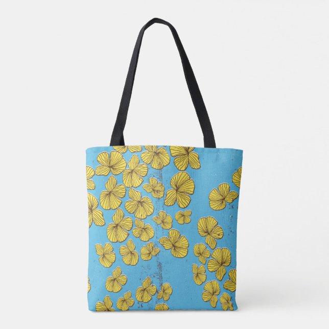Bolso De Tela Flores para Ucrania (Reverso)