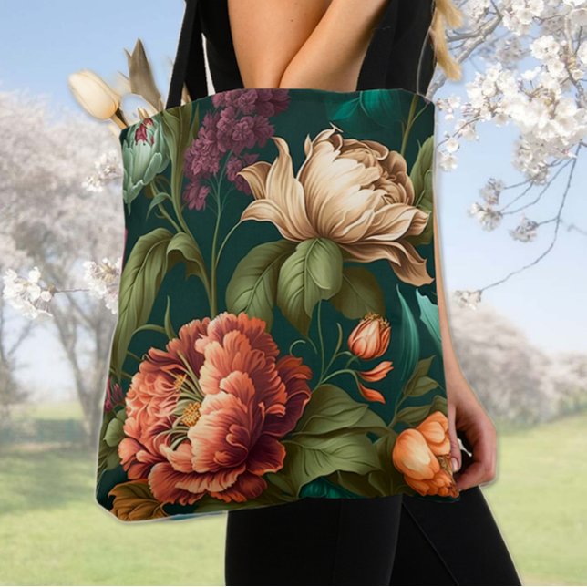 Bolso De Tela Flores pintadas de Victoria (Subido por el creador)