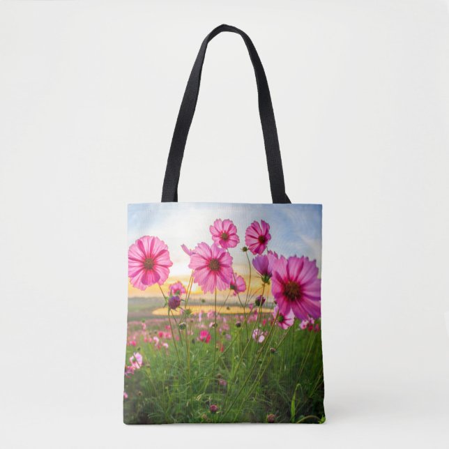 Bolso De Tela Flores |Provincia de Chiang Rai, Tailandia (Anverso)