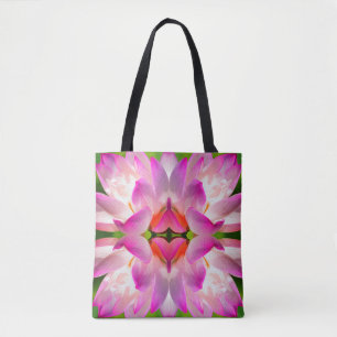 Bolso De Tela FLORES PURPLE - Arte Fractal -