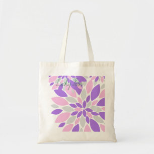 Bolso De Tela Flores púrpuras de Petals mágicos