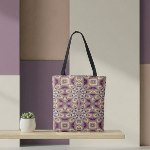 Bolso De Tela Flores Reales