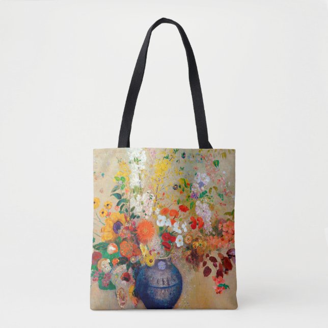 Bolso De Tela Flores, Redon (Anverso)