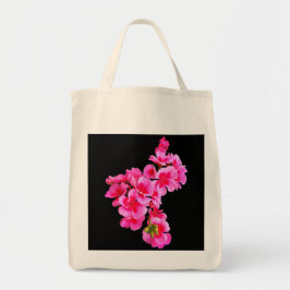 Bolso De Tela Flores rosadas