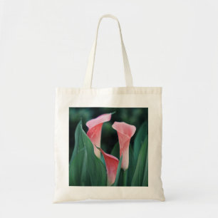 Bolso De Tela Flores rosas Calla Lilies