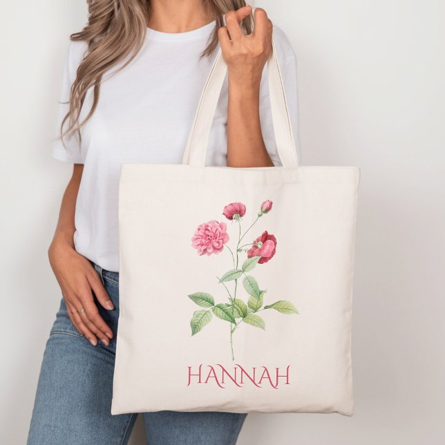 Bolso De Tela Flores rosas rojas del mes de junio (Subido por el creador)