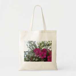 Bolso De Tela Flores rosas y blancas - Tote de viña de Martha