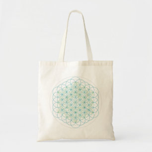 Bolso De Tela Flores sagradas