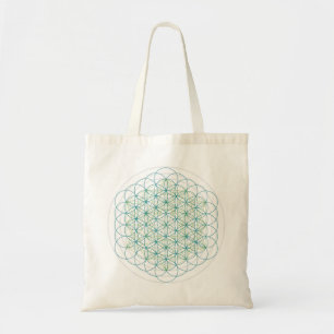Bolso De Tela Flores sagradas