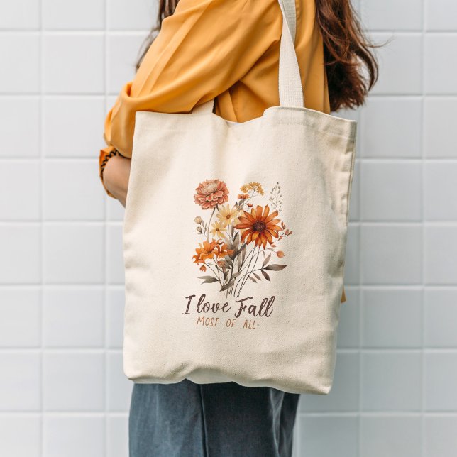 Bolso De Tela Flores salvajes en otoño (Subido por el creador)