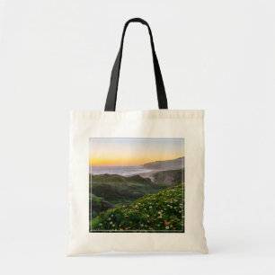 Bolso De Tela Flores Santa Cruz California