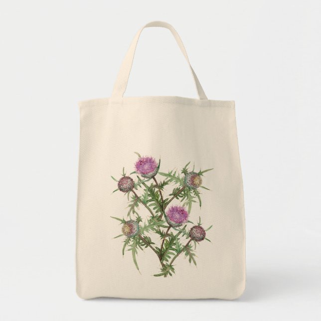 Bolso De Tela Flores silvestres (Frente)