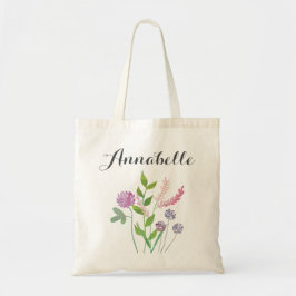 Bolso De Tela Flores silvestres