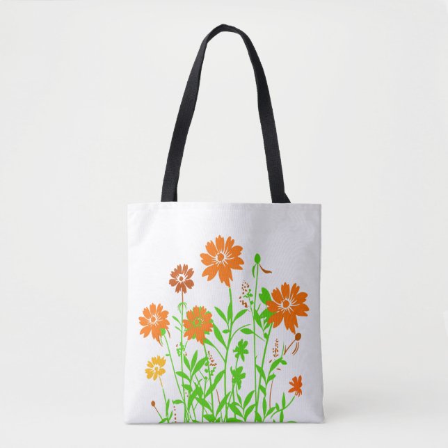 Bolso De Tela Flores silvestres-79156 (Anverso)