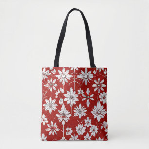 Bolso De Tela Flores silvestres comunes