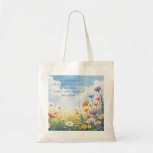 Bolso De Tela Flores silvestres y presupuesto