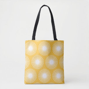Bolso De Tela Flores simples: diseño escandinavo sin costuras.