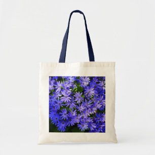 Bolso De Tela Flores tipo margarita azul fotografía de la natura