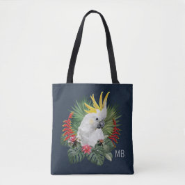 Bolso De Tela Flores tropicales monográficas de coco