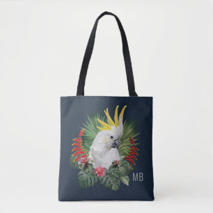 Bolso De Tela Flores tropicales monográficas de coco