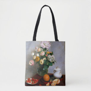 Bolso De Tela Flores y fruta, Henri Fantin-Latour
