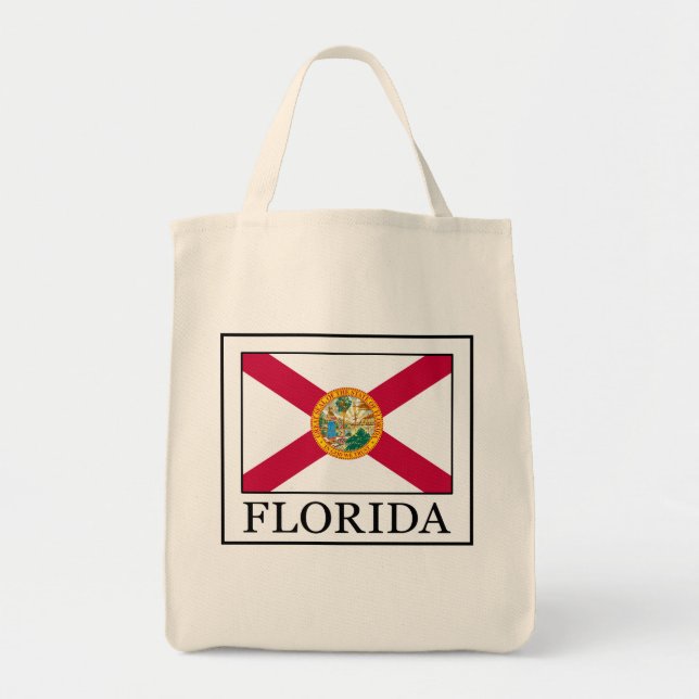 Bolso De Tela Florida (Frente)