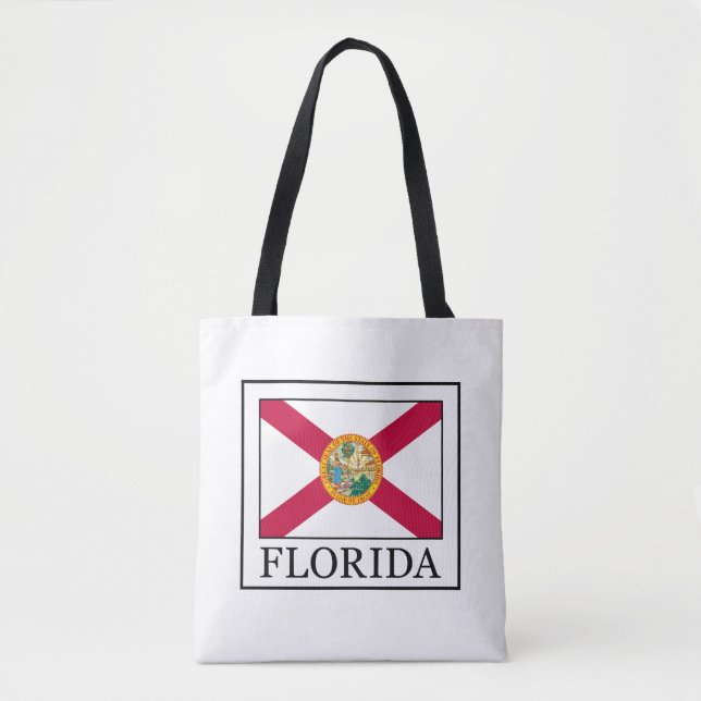 Bolso De Tela Florida (Anverso)