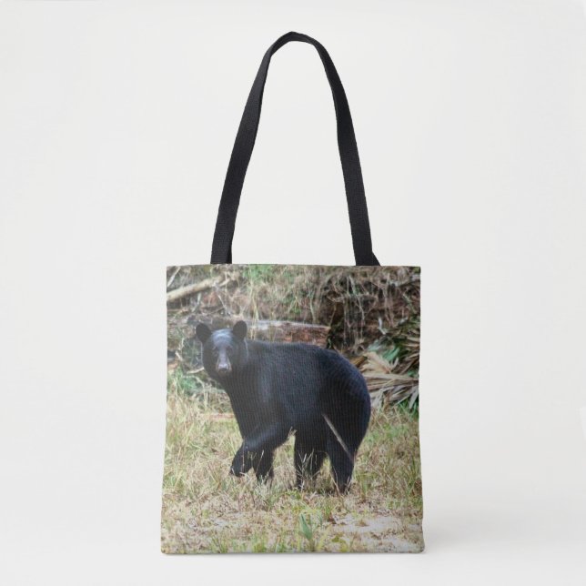Bolso De Tela Florida Black Bear (Anverso)