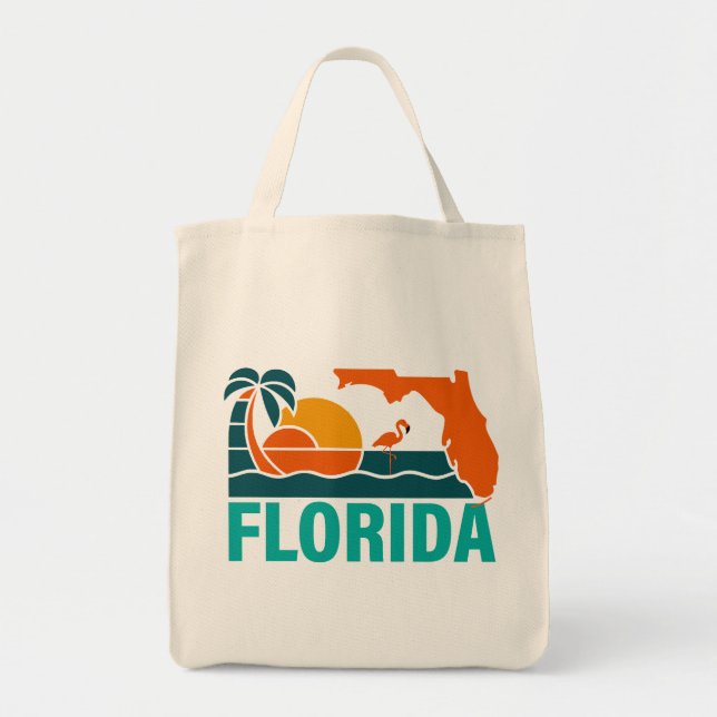 Bolso De Tela Florida (Estados Unidos de América) (Frente)