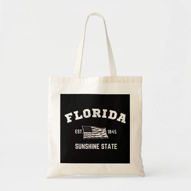 Bolso De Tela Florida Este, Estado Sunshine 1845 (Frente)