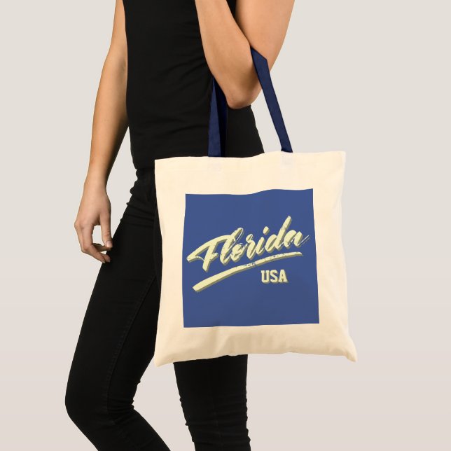 Bolso De Tela Florida FL Estado Sunshine Tote Bag (Anverso (producto))