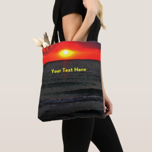 Bolso De Tela Florida Sunset