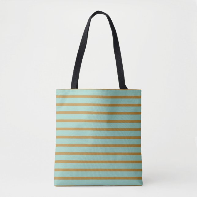 Bolso De Tela Florilla Vintage Striped (Anverso)